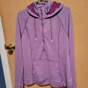 Tangerine Quarter Zip Purple Hoodie